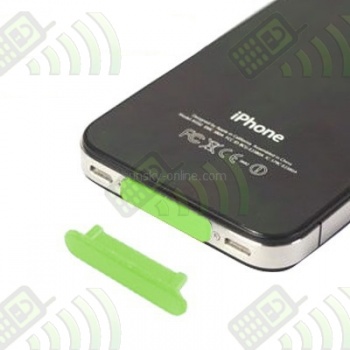 Protector del Conector Dock Iphone/Ipod/Ipad Verde