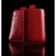 Funda saco para HD2, Desire S y similares. Color Rojo con ojal