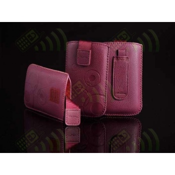 Funda Saco para HTC HD2, Desire, Desire S y similares. Morada Brillo