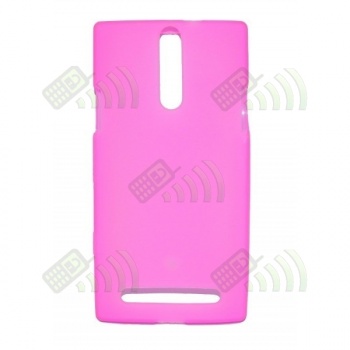 Funda TPU Fucsia para SE Lt26i (Xperia S)