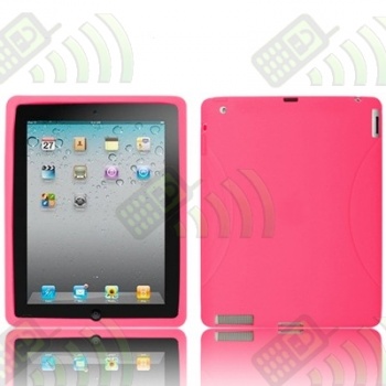 Funda Silicona Ipad 2 Rosa