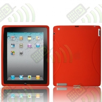Funda Silicona Ipad 2 Roja
