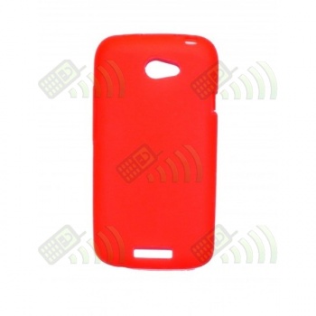 Funda Gel HTC One S Color Roja