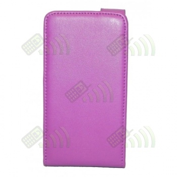 Funda Solapa HTC ONE X Morada