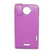 Funda Solapa HTC ONE X Morada
