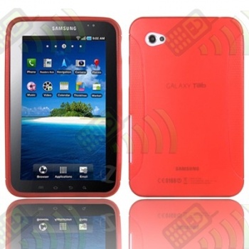 Funda Gel Samsung Galaxy Tab (GT- P1000) Roja