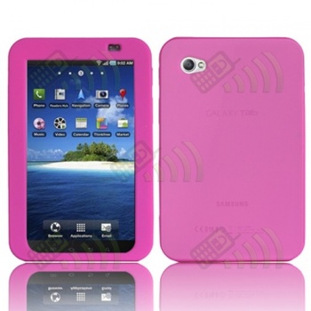 Funda Silicona Samsung Galaxy Tab Rosa