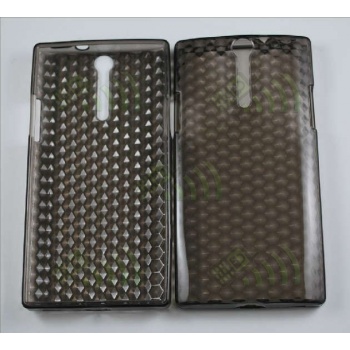Funda Silicona Gel Sony Xperia ARC HD / Xperia S Lt26i Oscura Diamond