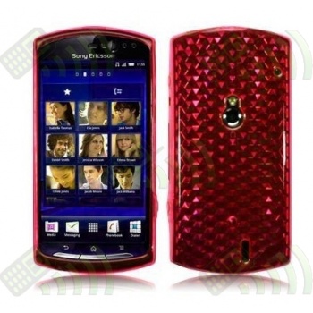 Funda TPU SE xperia Neo / xperia Neo V Rosa diamond