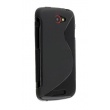 Funda Gel HTC One S Color Negro Brillo y Mate
