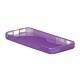 Funda Gel iPhone 4 & 4S Morada Diseño S
