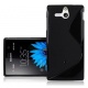 Funda Gel Silicona SE Xperia U ST25i negra brillo y mate