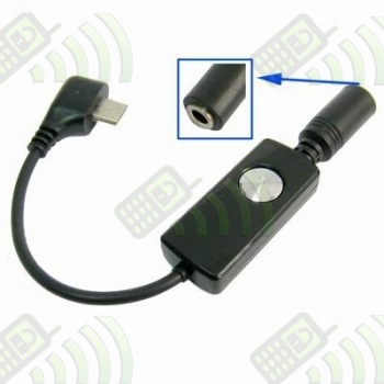 Adaptador Auriculares Conector Micro USB Motorola V8