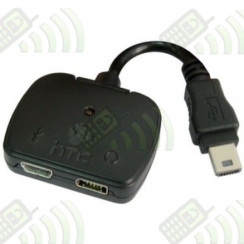 Adaptador 2 en 1 Conector HTC USB 11 pines