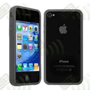 Bumper Marco Antigolpes Gel Iphone 4 Gris