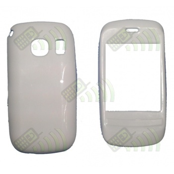 Funda Gel Nokia C2-02 y C2-03 Blanca dos partes