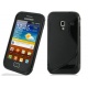 Funda GEL silicona Samsung Galaxy Ace plus S7500 negra brillo y mate