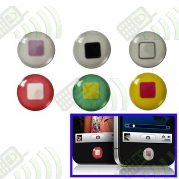 Pegatinas Bot&oacute;n Iphone/Ipod/Ipad Cuadros (Pack 6)