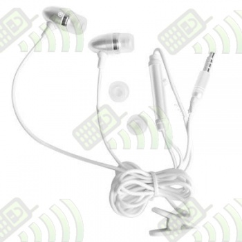 Auriculares Tap&oacute;n ergon&oacute;micos - Manos Libres Iphone 3.5 mm Metalizados