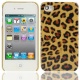 Carcasa trasera iPhone 4G y 4S Leopardo