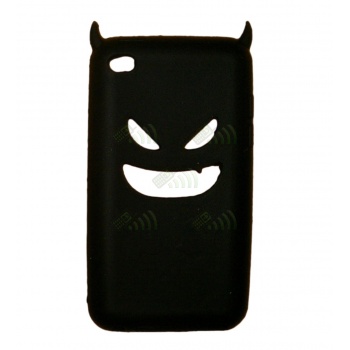 Funda Silicona Ipod Touch 4 Negra Diablo