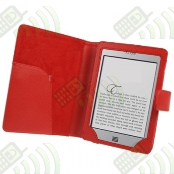Funda Solapa para Tablet Kindle 4 Roja