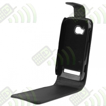 Funda Solapa Para Nokia Lumia 710 Negra Modelo C