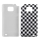 Carcasa trasera Samsung Galaxy SII i9100 Cuadros Blancos y Negros