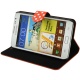 Funda Solapa Samsung Galaxy Note i9220 Roja Lunares