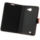 Funda Solapa Samsung Galaxy Note i9220 Roja Lunares