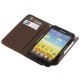 Funda Solapa Samsung Galaxy Note i9220 Marron Multiusos