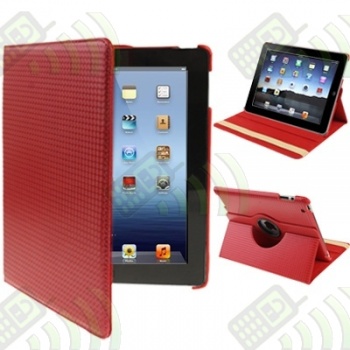 Funda Solapa Roja con soporte para iPad 3