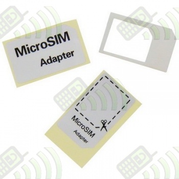 Adaptador Tarjetas Micro Sim a SIM