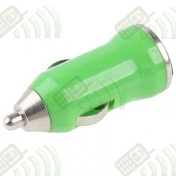 Adaptador Puerto USB Coche 1000mA Verde