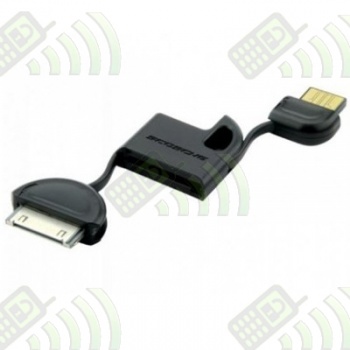 Cable USB Llavero Ipod / Iphone / IPad Negro