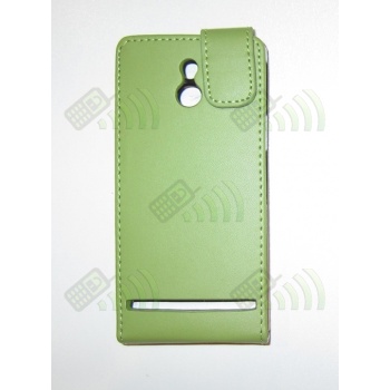 Funda Solapa Sony Ericsson Xperia P Verde