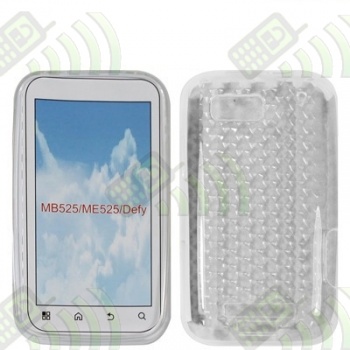 Funda Gel Motorola MB525/ME525/Defy Transparente Diamond