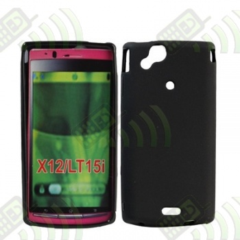Funda Gel SE Xperia X12 Arc Negra M&oacute;delo A