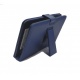 Funda Polipiel Azul Con Teclado USB Para Tablet Con Soporte 7"