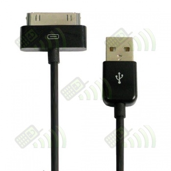 Cable USB Iphone / Ipod / Ipad Negro 1m