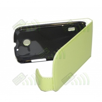 Funda Polipiel Verde Para Huawei U8650