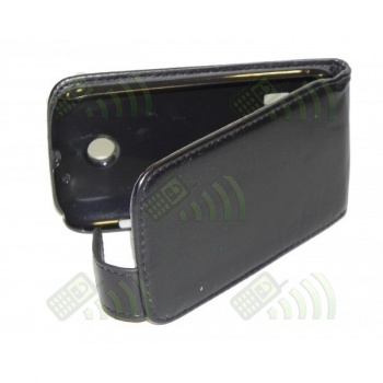 Funda Polipiel Negra Para Huawei U8650