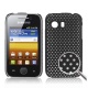 Carcasa trasera Samsung Galaxy Note Negra Perforada