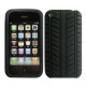 Funda Silicona Iphone 3G/3GS Negra Diseño Neumático