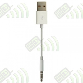 Cargador USB Ipod Shuffle 3 Blanco 10 cm