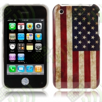 Carcasa trasera EEUU/USA Iphone 3G/3GS envejecida