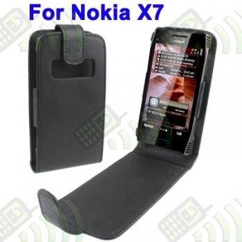 Funda Solapa Nokia X7 Negra