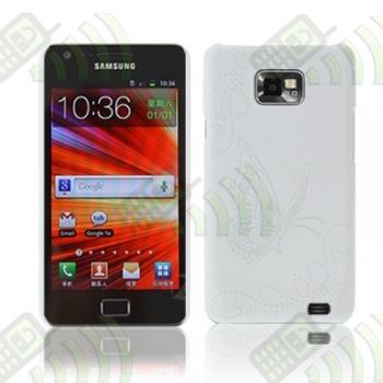 Carcasa trasera Blanca Samsung Galaxy S2 i9100 Mariposa
