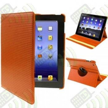 Funda Solapa Naranja con soporte para iPad 3