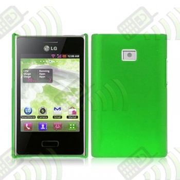 Funda Gel Silicona LG L3 Verde